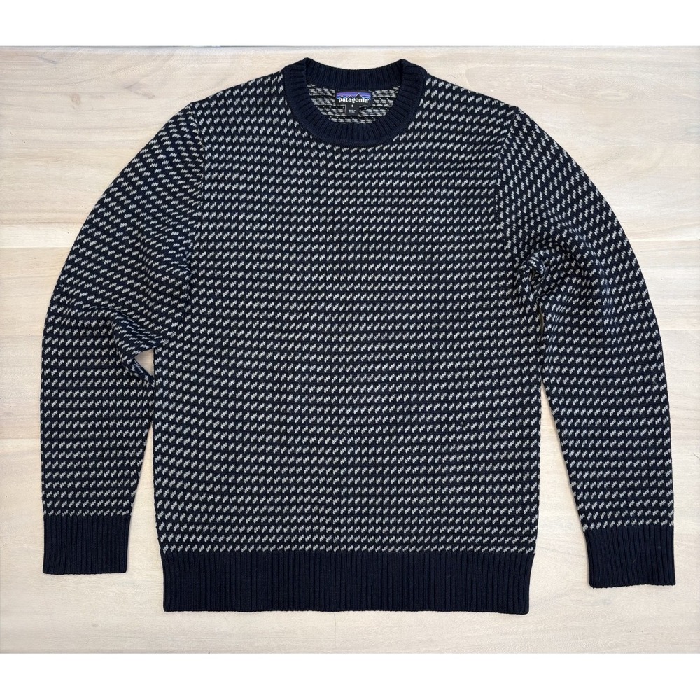 Patagonia Recycled Wool Blend Pullover Active Winter Sweater Men's S